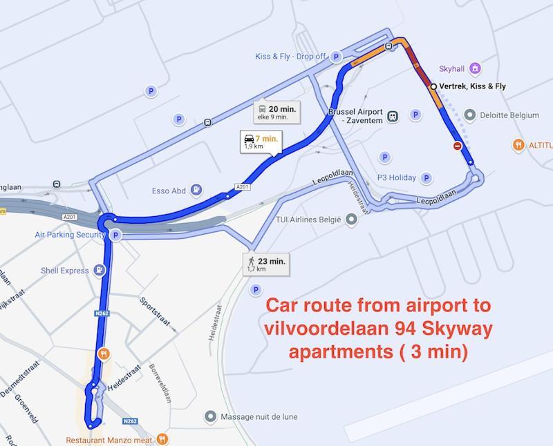 Skyway Airport Apartments Zaventem Zewnętrze zdjęcie